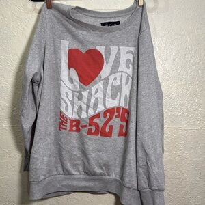 Torrid Grey Sweater The B-52s Band Size 2 Plus Size